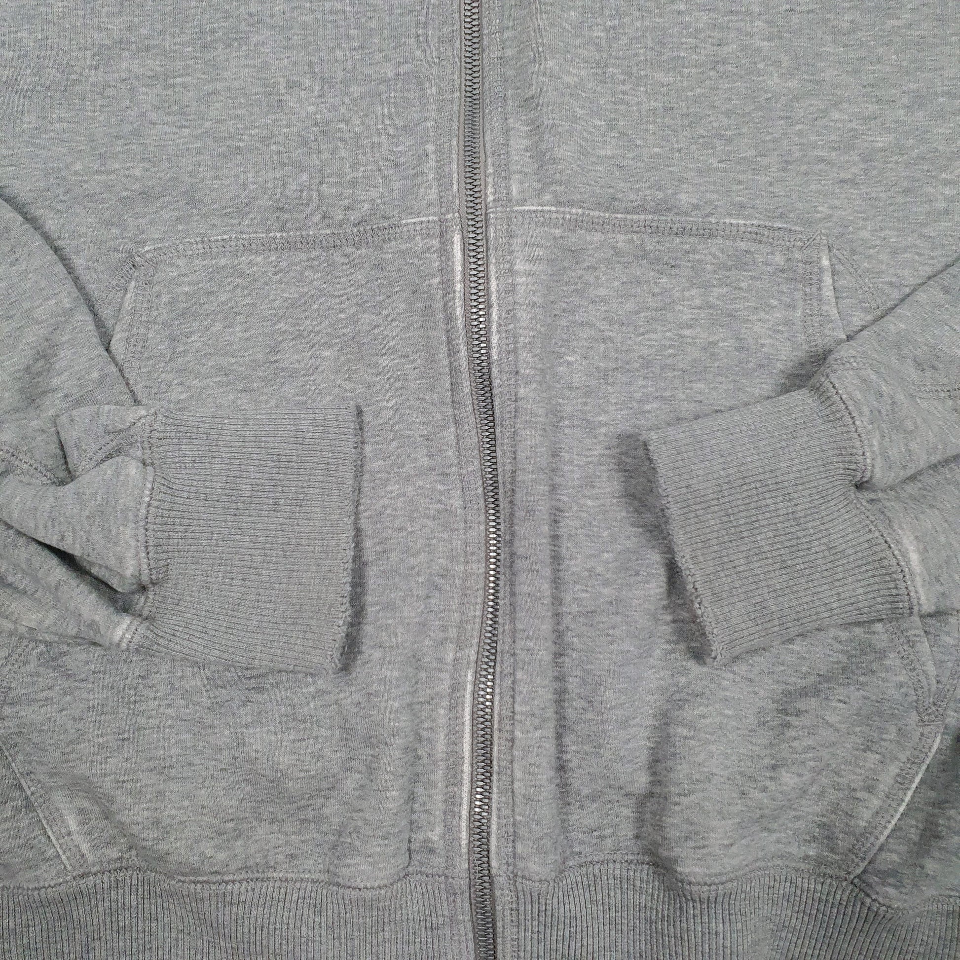 Mens Grey Nike Air Jordan Full Zip Jumper