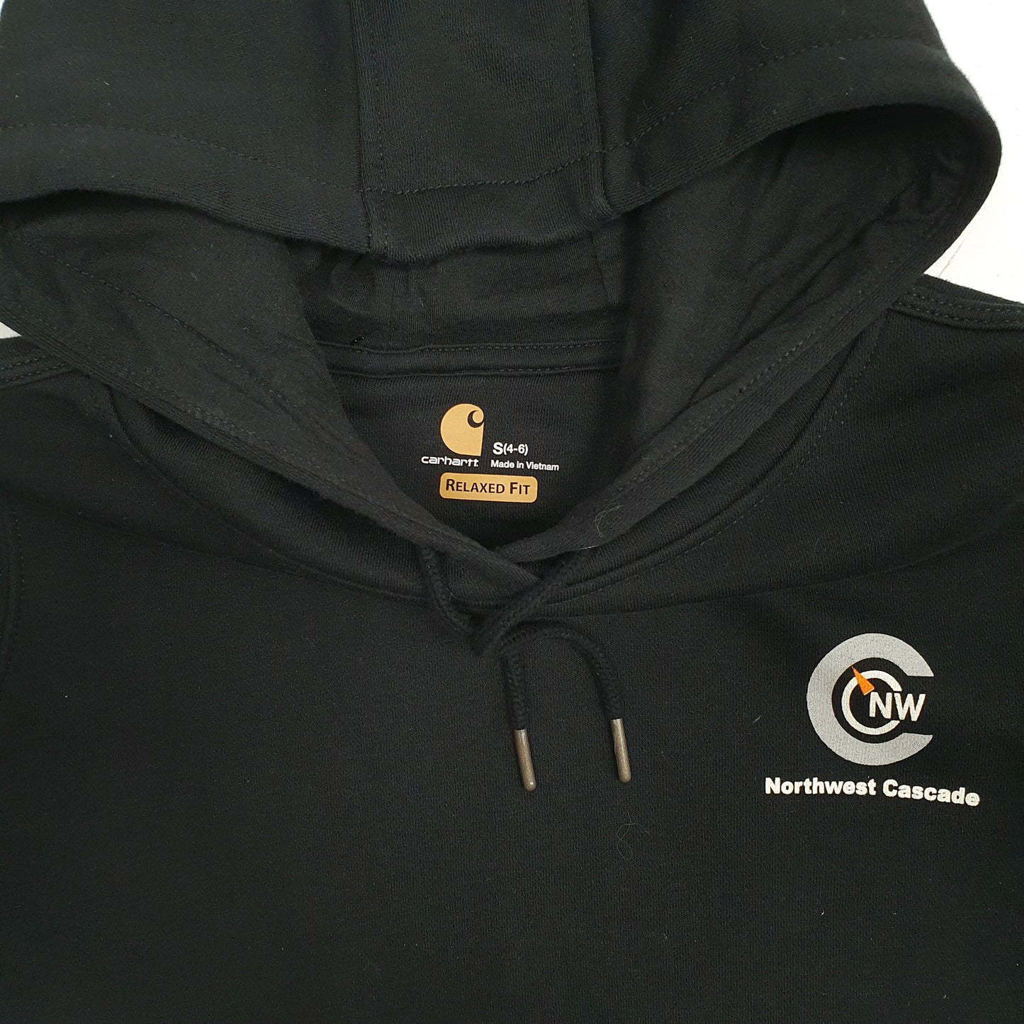 Womens Black Carhartt  Hoodie Jumper