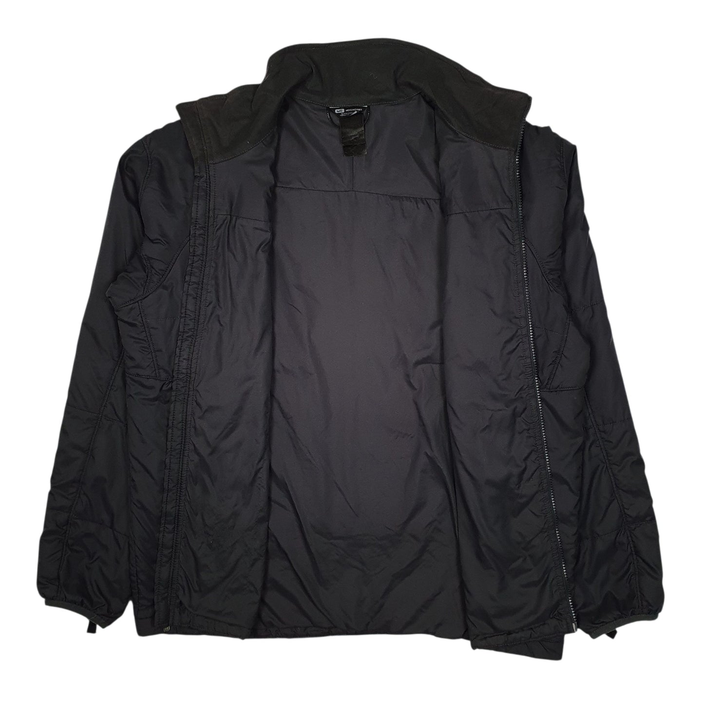 Mens Grey The North Face Padded Hoodie Coat