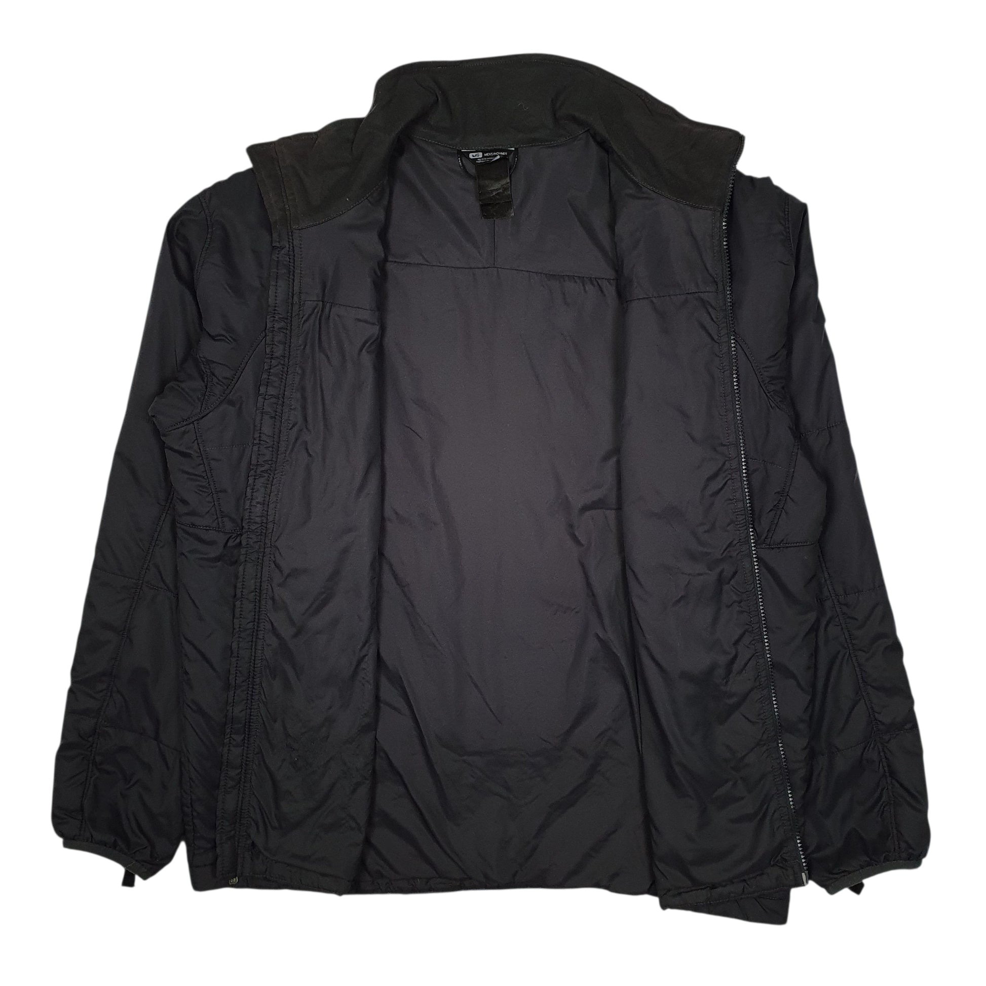 Mens Grey The North Face Padded Hoodie Coat