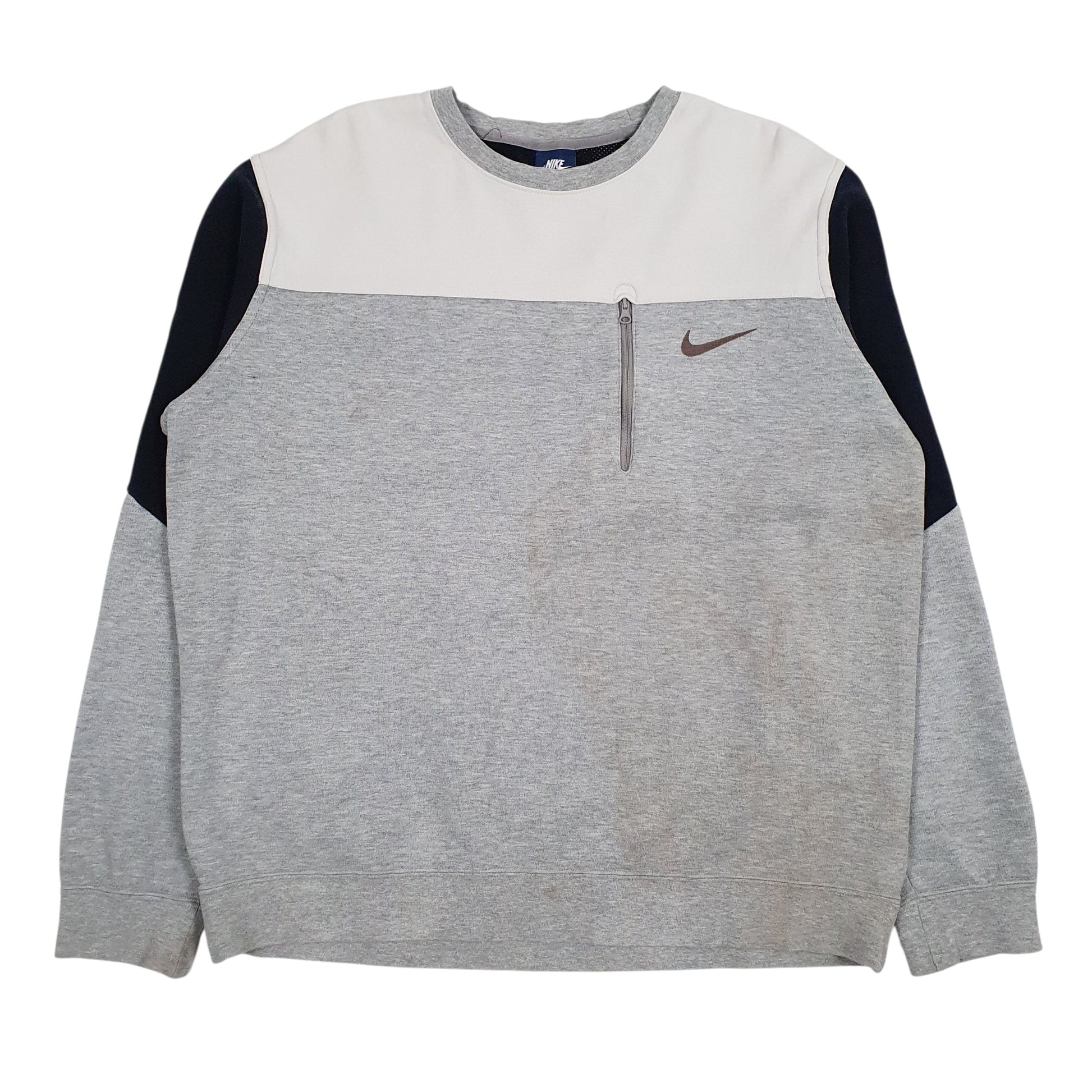 Mens Grey Nike  Crewneck Jumper