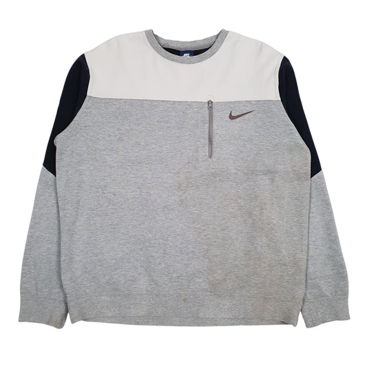 Mens Grey Nike  Crewneck Jumper