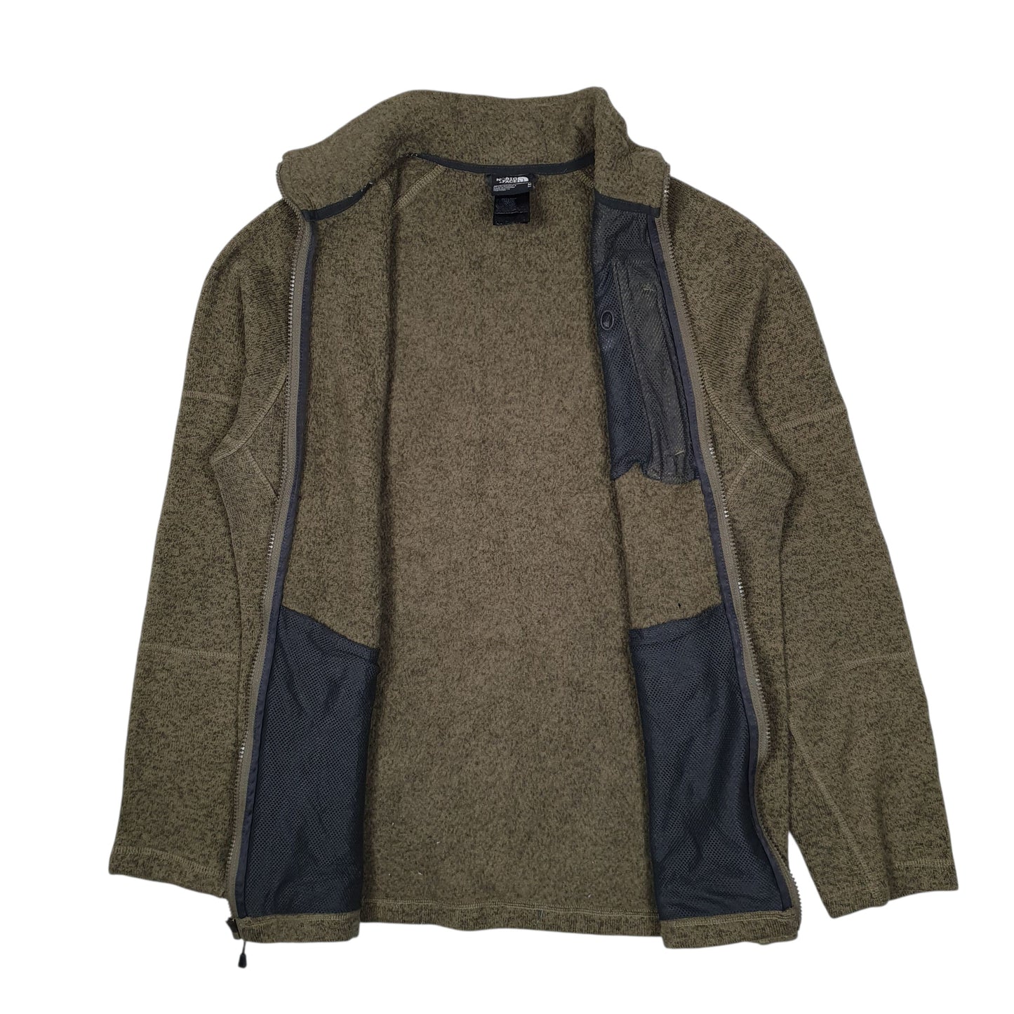 Mens Green The North Face  Full Zip Jumper