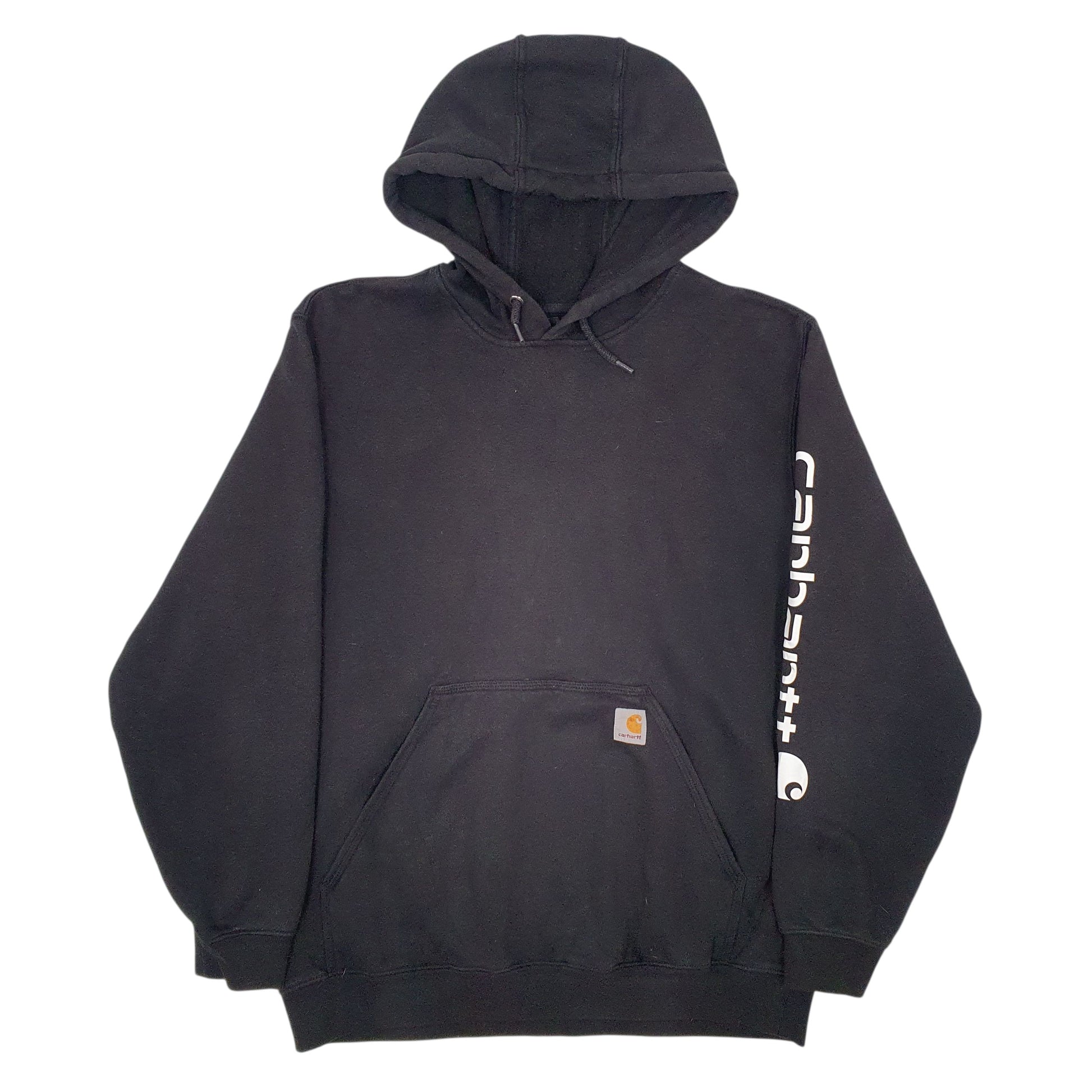 Mens Black Carhartt Loose Fit Hoodie Jumper