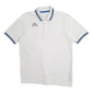Mens White Kappa  Short Sleeve Polo Shirt