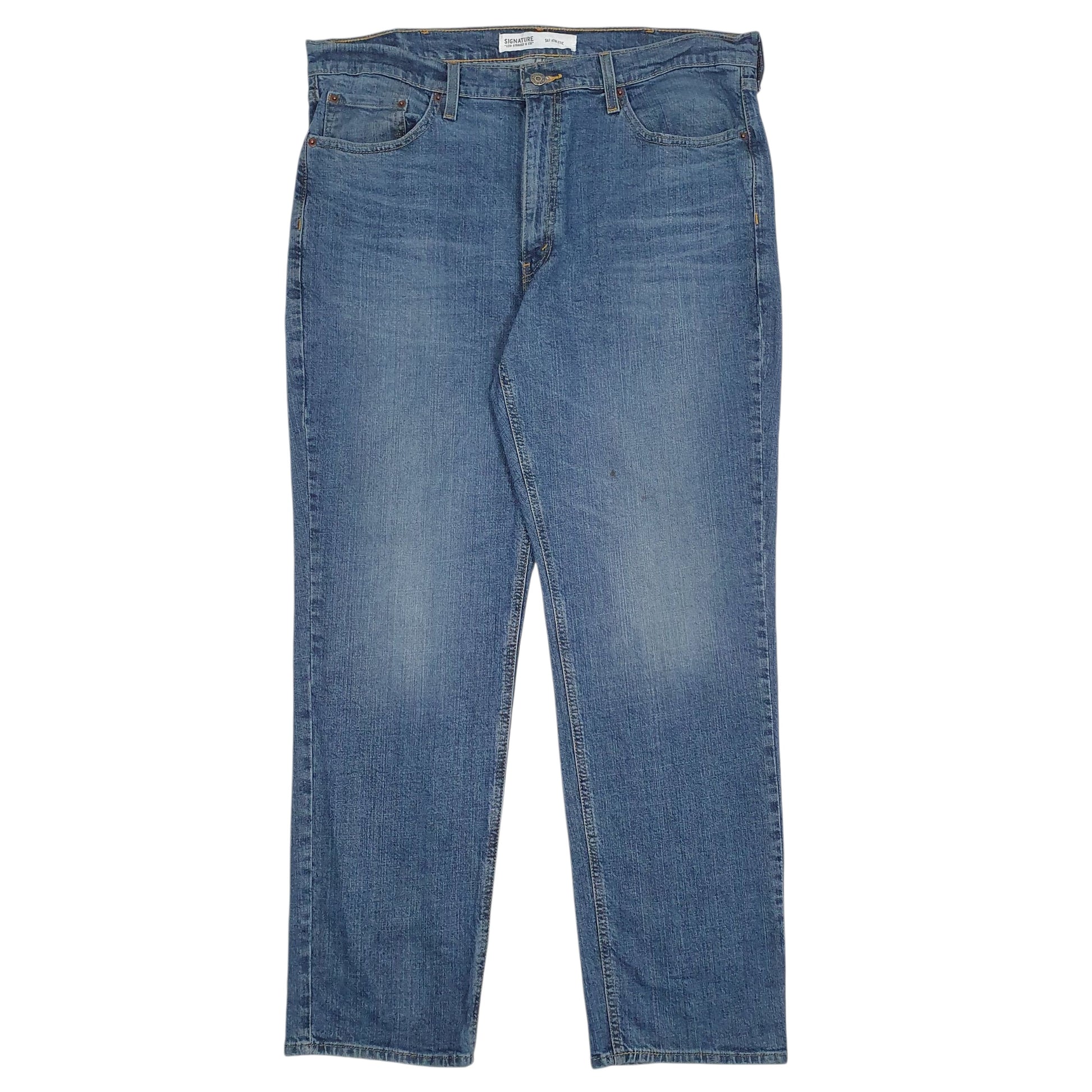 Mens Blue Levis Athletic Signature JeansW38 L32