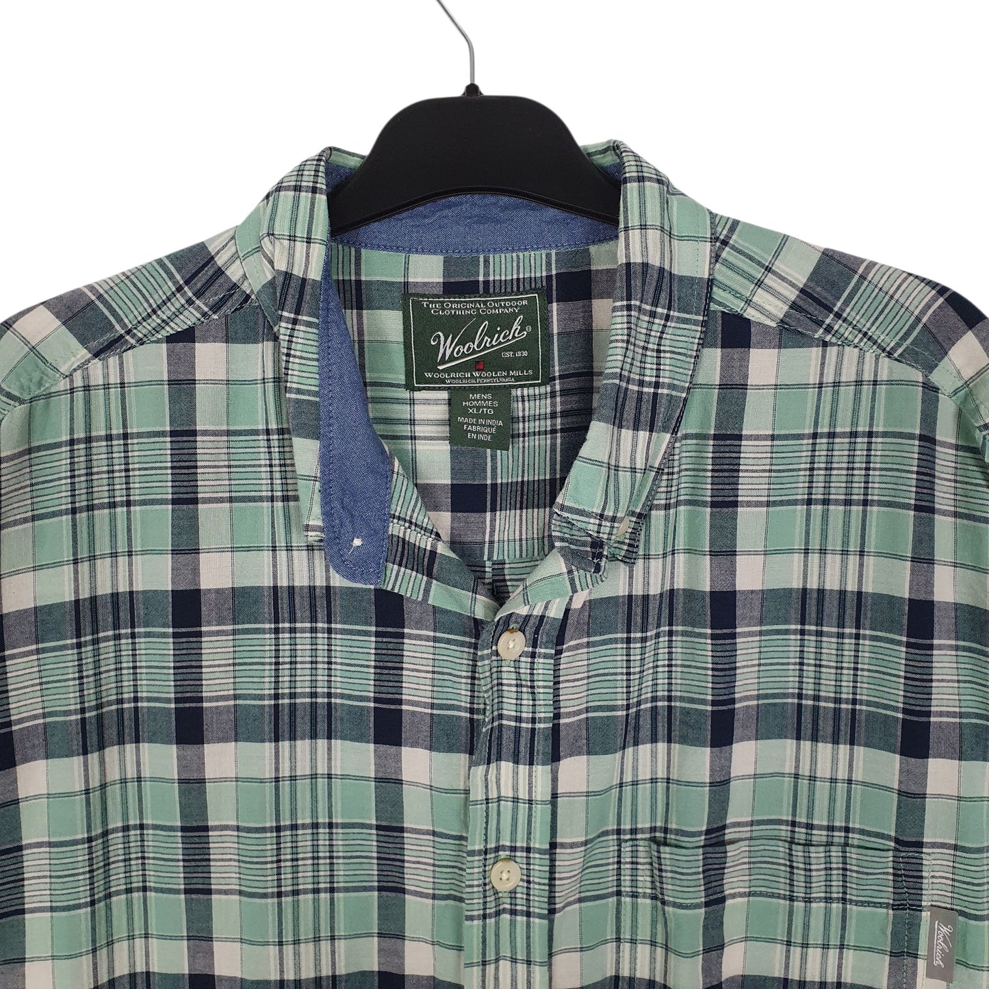Mens Green Woolrich   Shirt