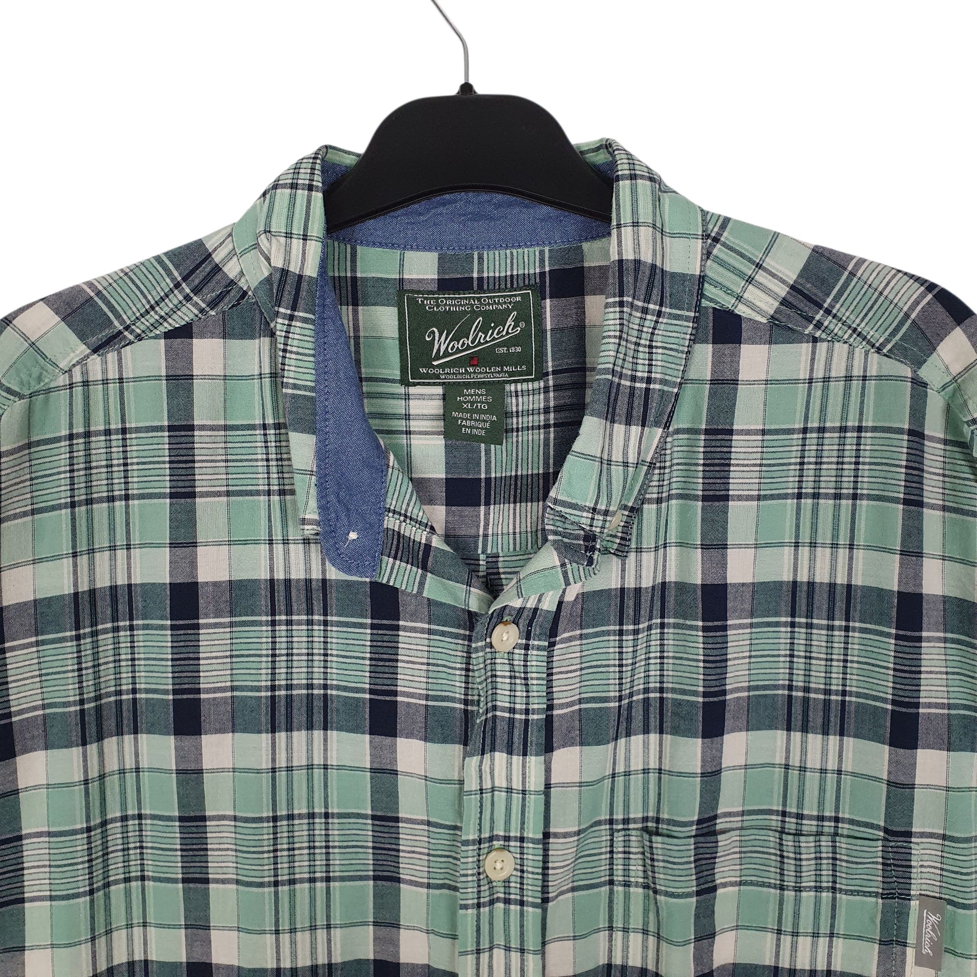 Mens Green Woolrich   Shirt