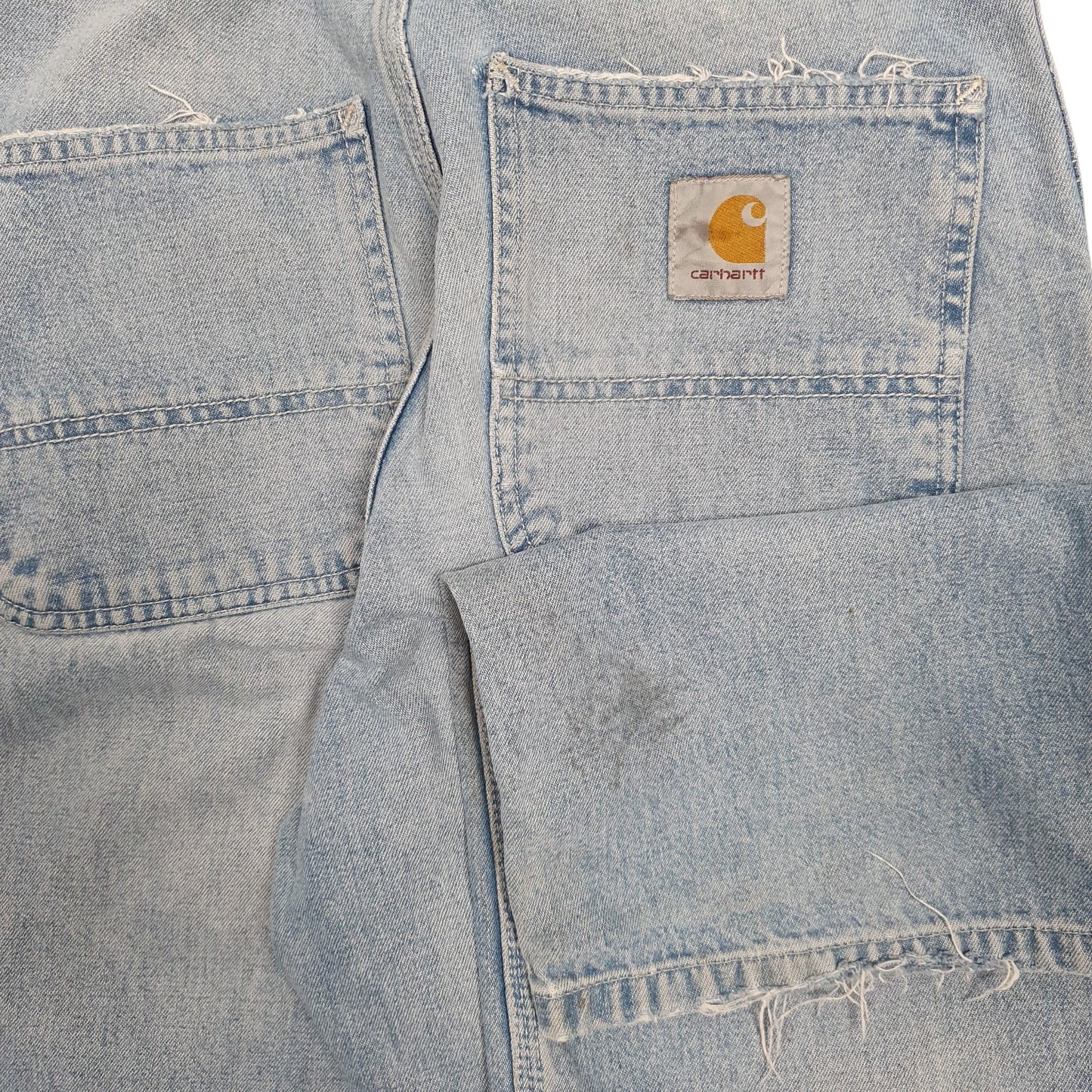 Mens Blue Carhartt   Jeans