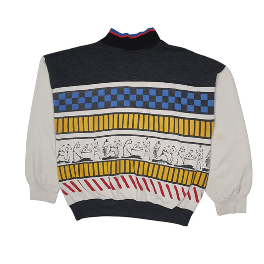 Mens White Reebok Vintage 90s Crewneck Jumper