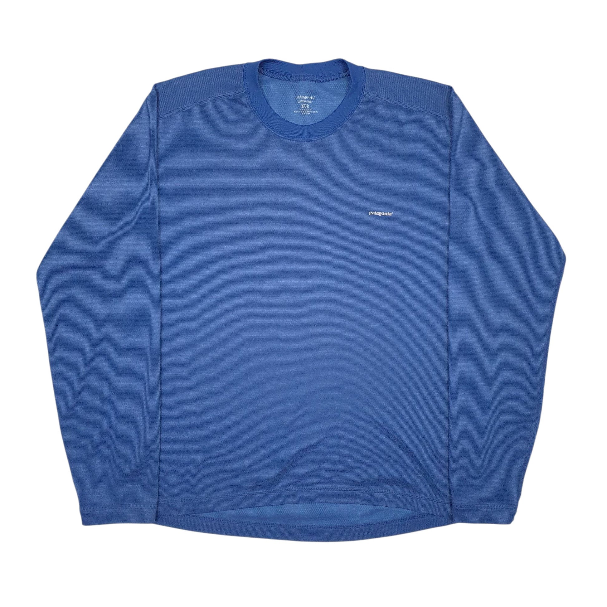 Womens Blue Patagonia Capilene Long Sleeve T Shirt