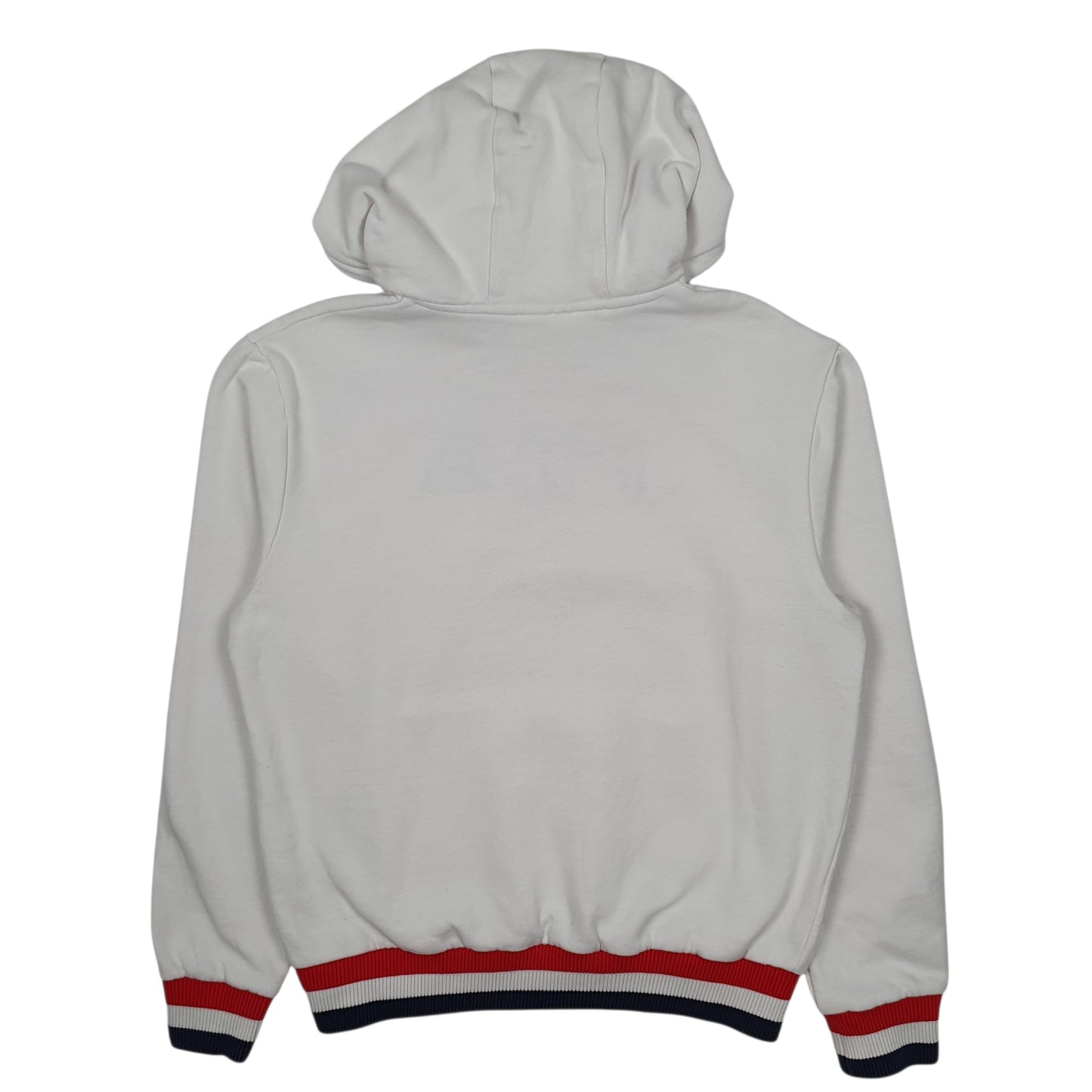 Mens White Fila  Hoodie Jumper