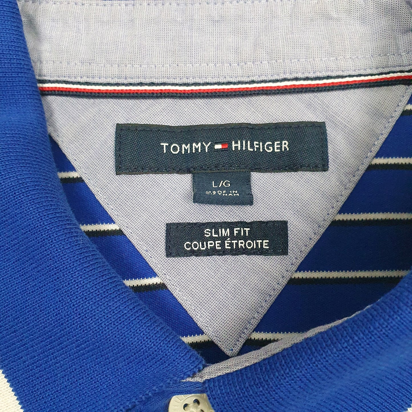 Mens Blue Tommy Hilfiger   Polo Shirt