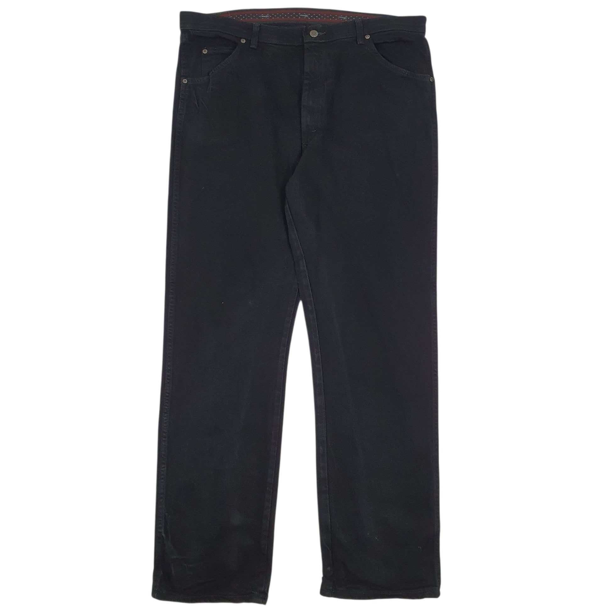 Mens Black Wrangler  Casual JeansW40 L32