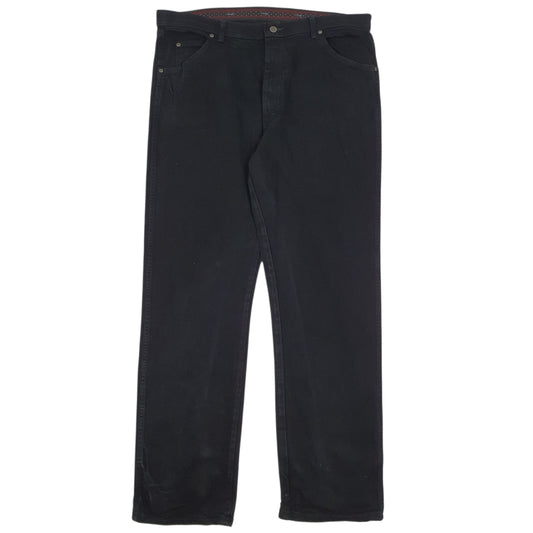 Mens Black Wrangler  Casual JeansW40 L32
