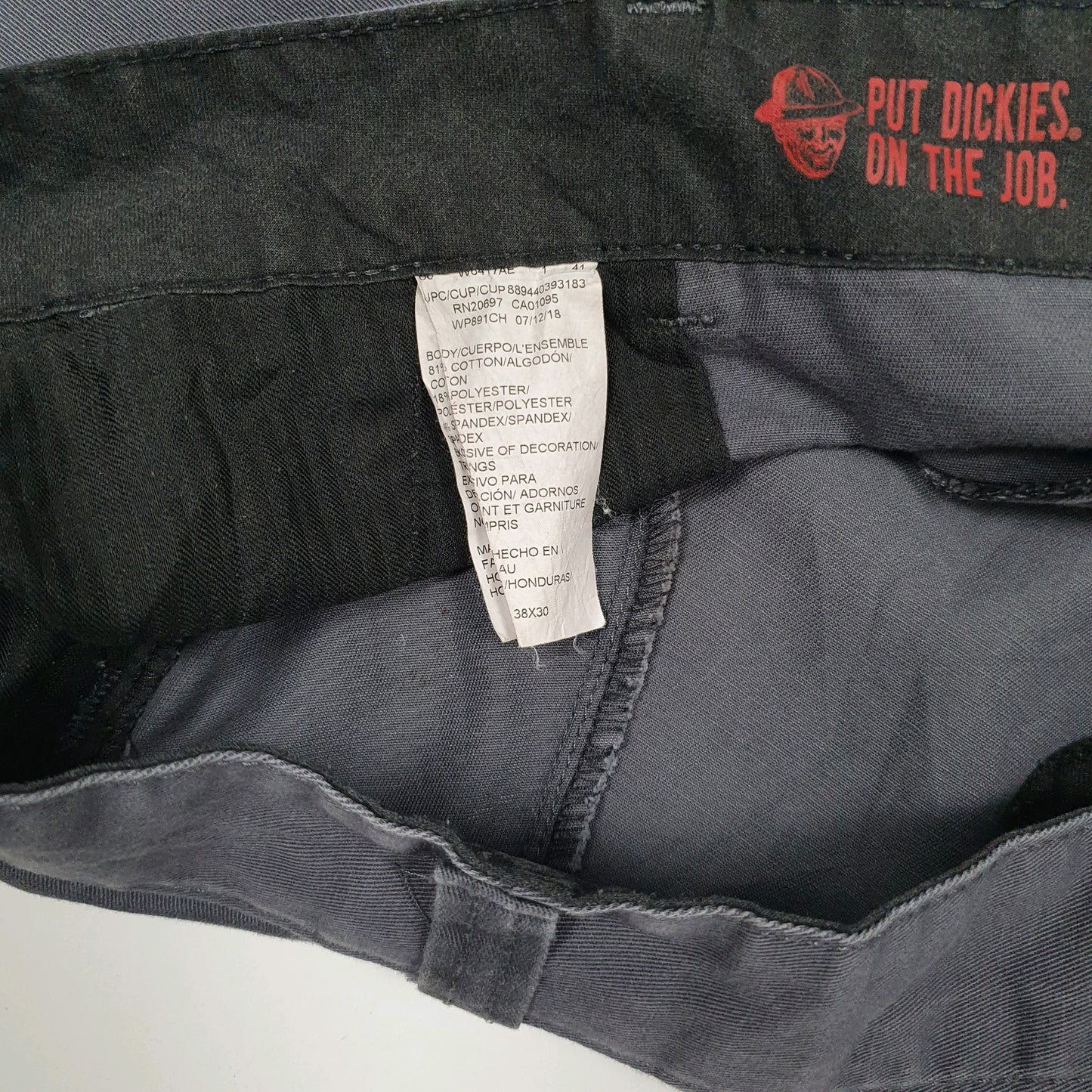 Mens Grey Dickies   Trousers