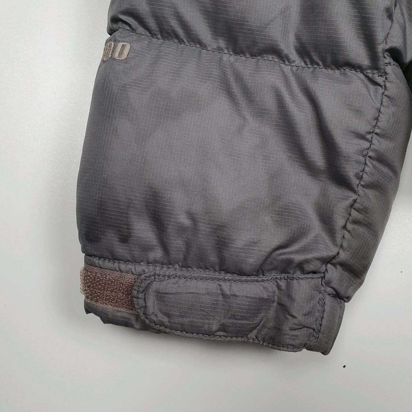 Mens Grey The North Face Nuptse  Coat