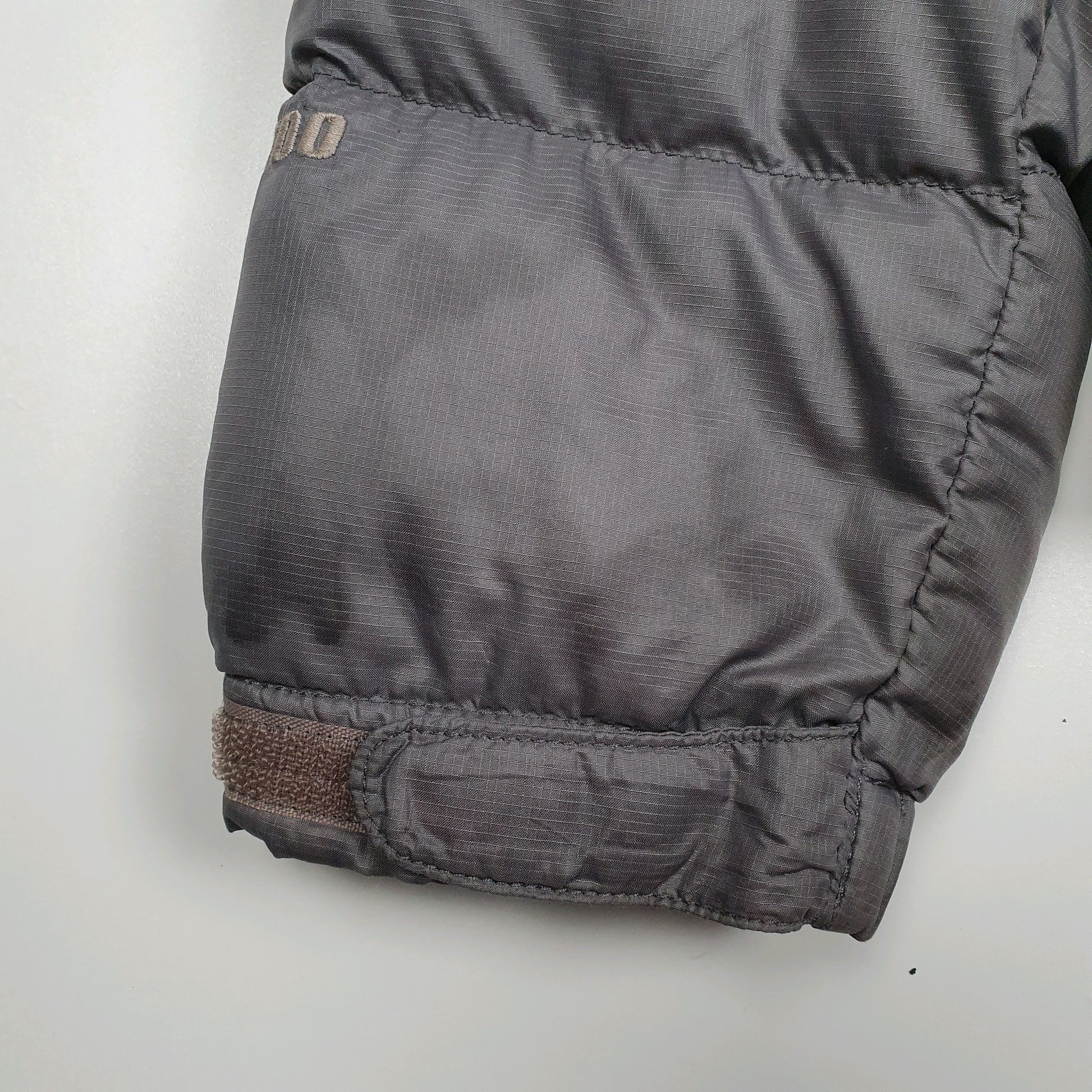 Mens Grey The North Face Nuptse  Coat