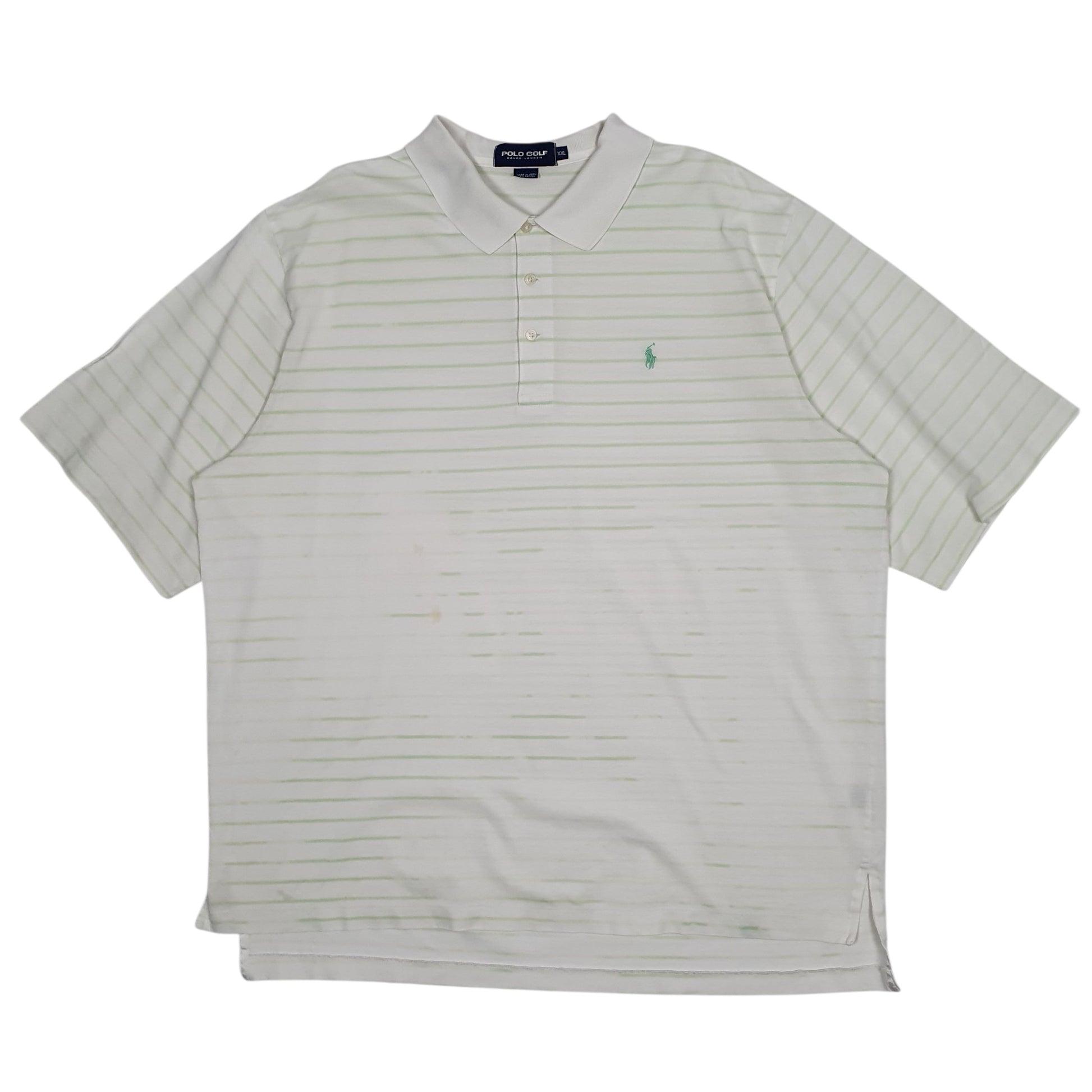 Mens White Polo Ralph Lauren Golf Short Sleeve Polo Shirt