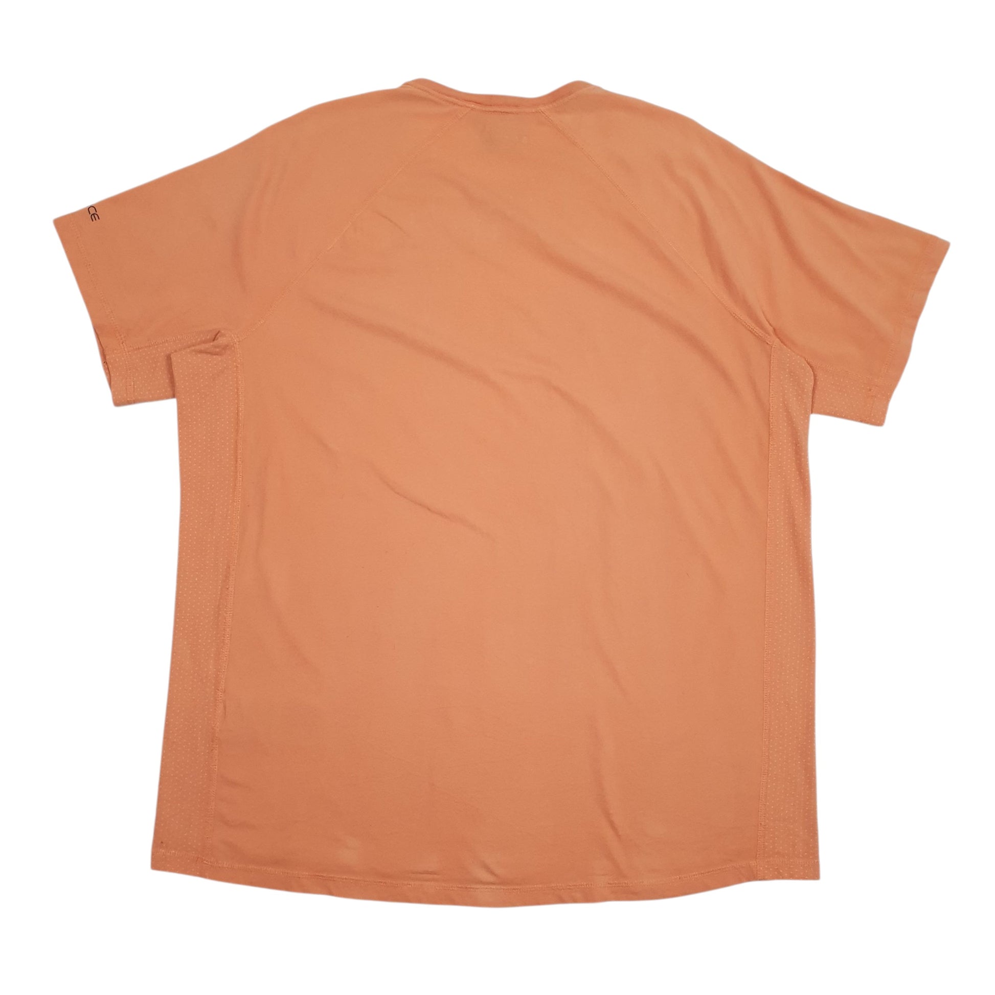 Mens Orange Carhartt Spellout  T Shirt