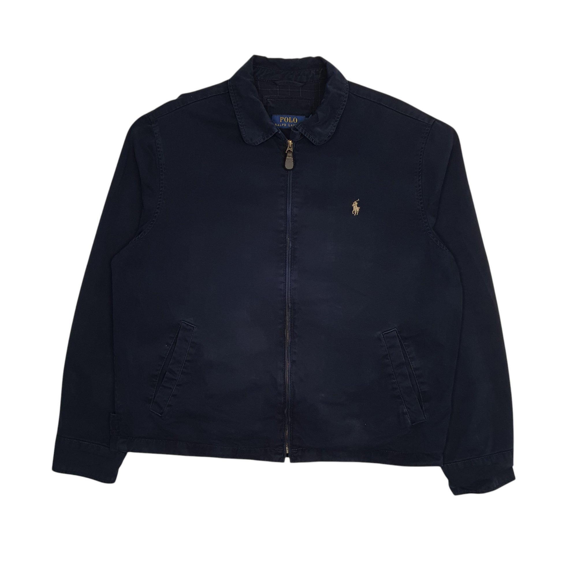 Mens Navy Polo Ralph Lauren Bomber Crewneck Coat