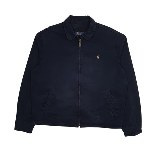 Mens Navy Polo Ralph Lauren Bomber Crewneck Coat