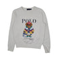 Womens White Polo Ralph Lauren Polo Bear Crewneck Jumper