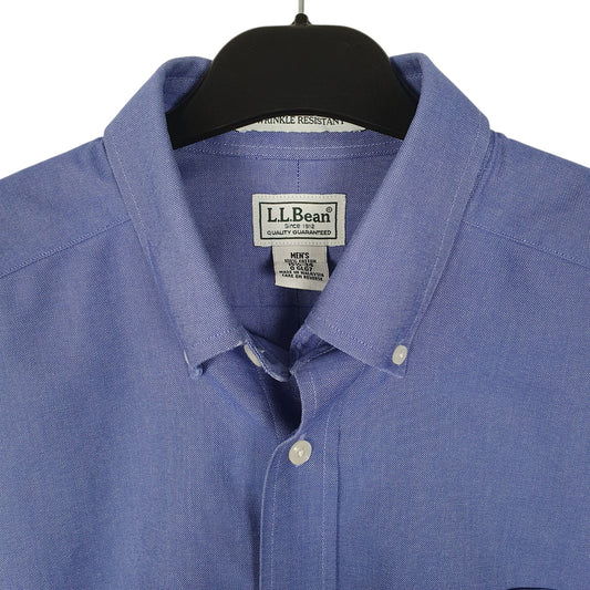 Mens Blue L.L.Bean   Shirt