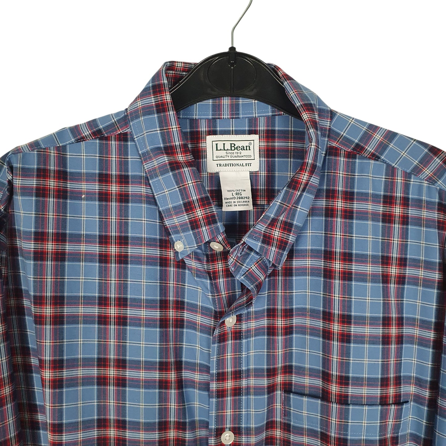 Mens Blue L.L.Bean   Shirt