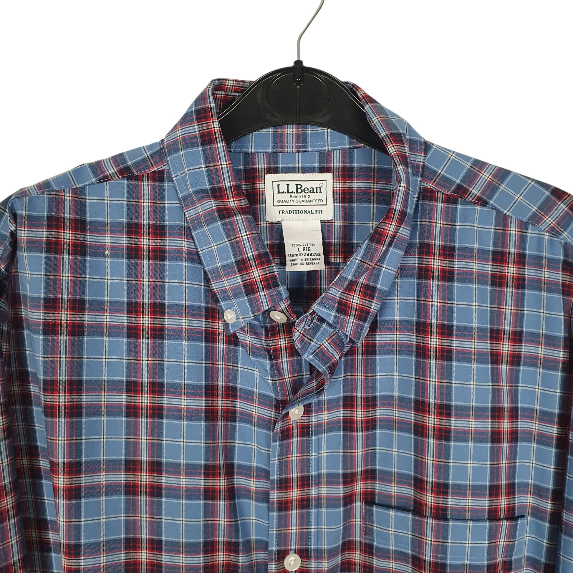 Mens Blue L.L.Bean   Shirt