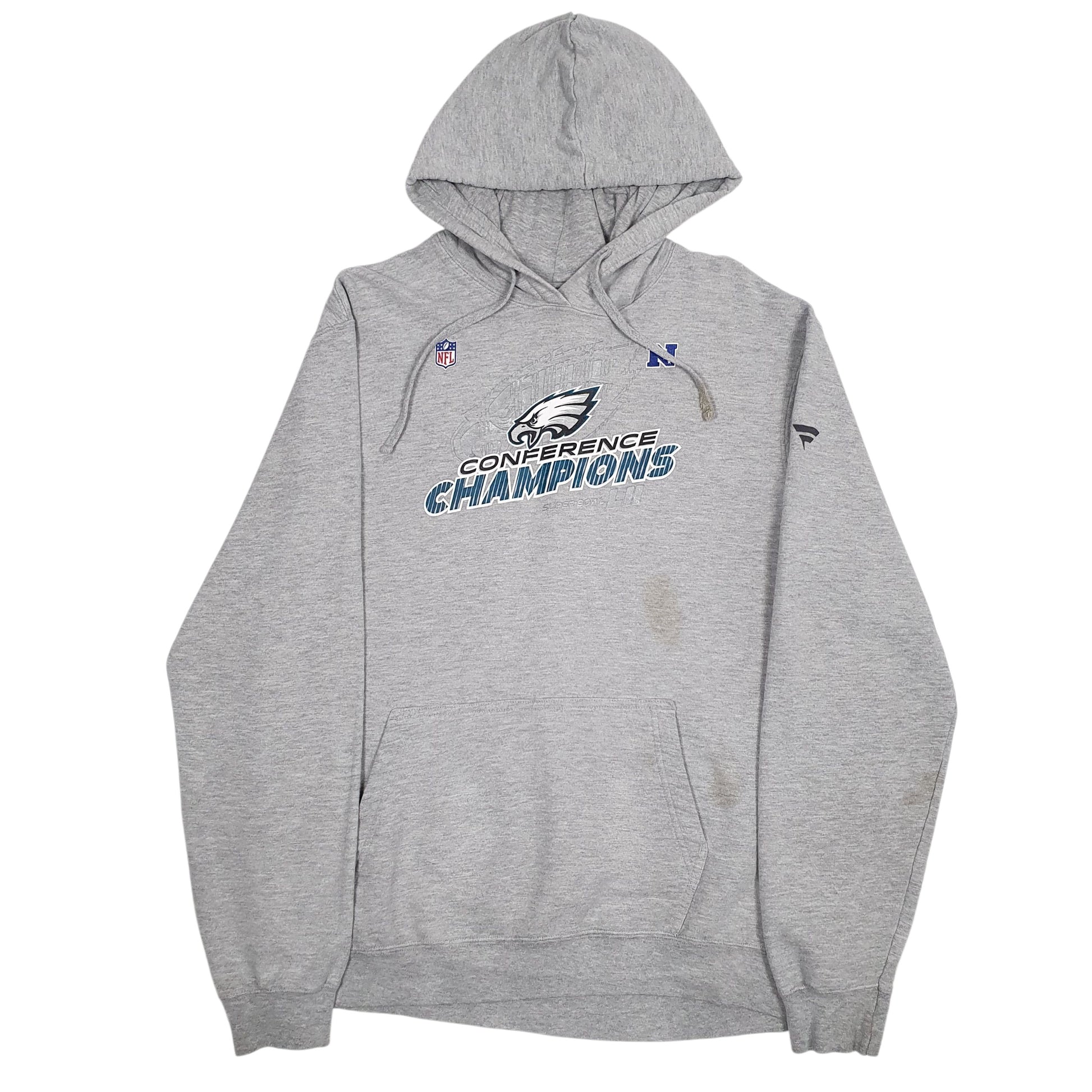 Womens Grey NFL Philadelphia Eagles Hoodie Jumper