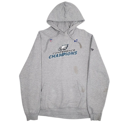 Womens Grey NFL Philadelphia Eagles Hoodie Jumper