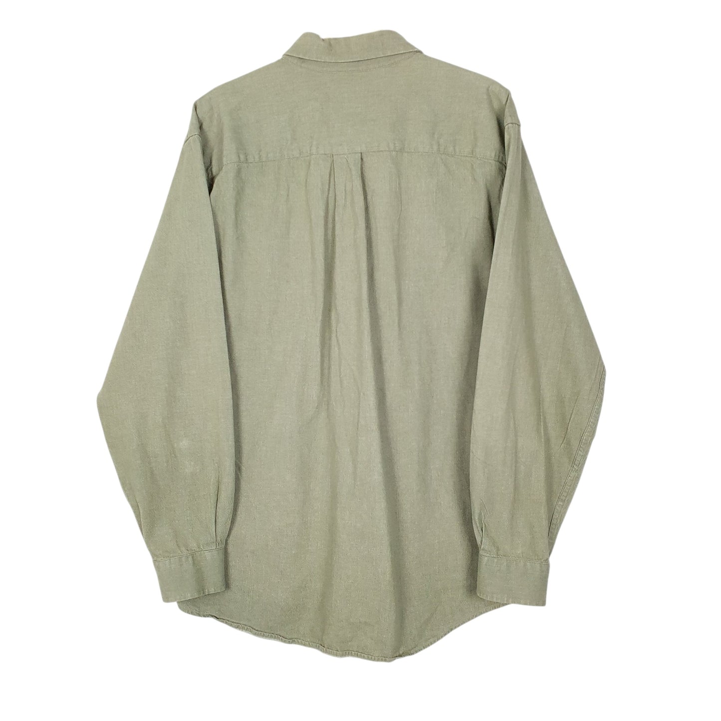 Mens Khaki L.L.Bean Vintage 90s 00s  Shirt