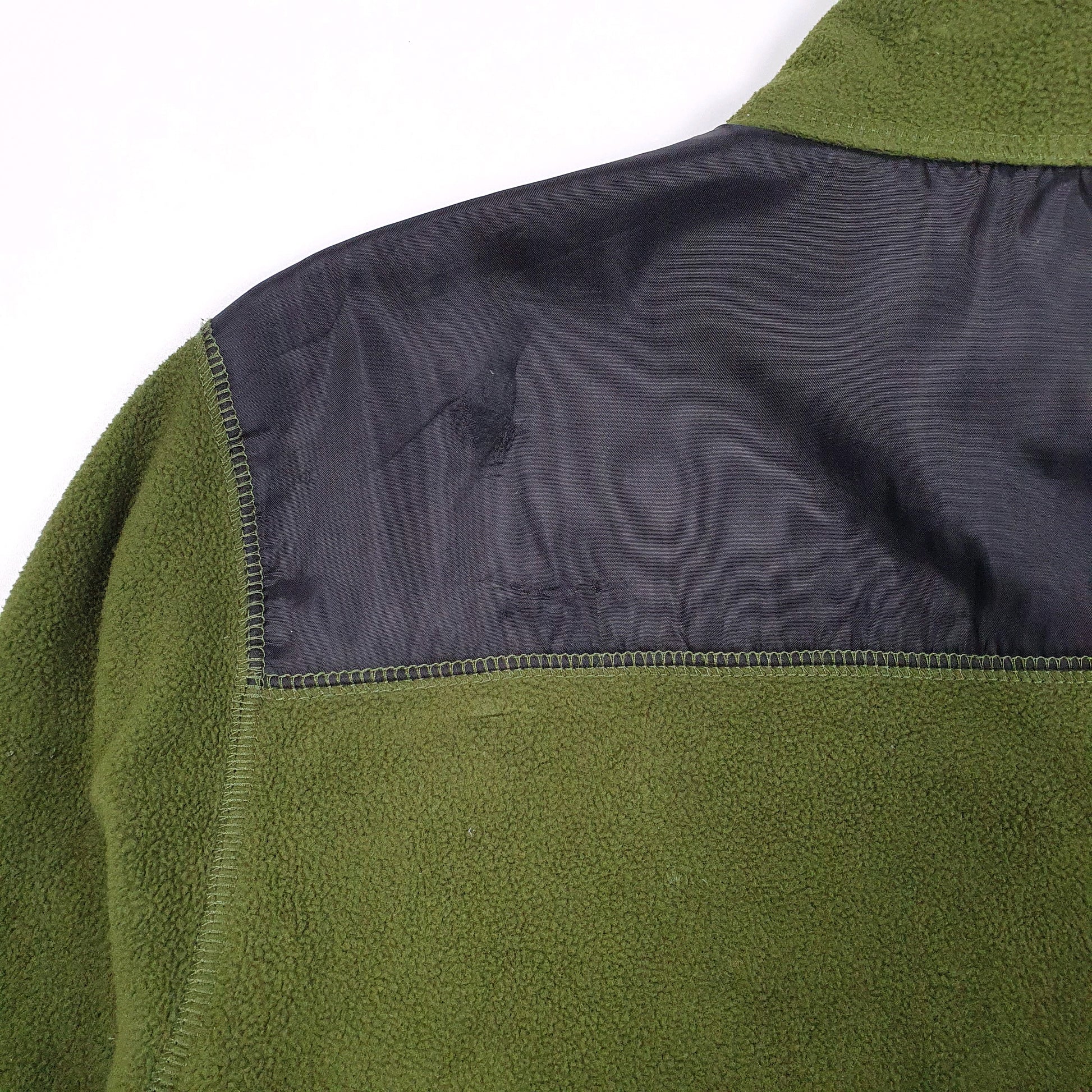 Mens Green Dickies  Quarter Zip Jumper