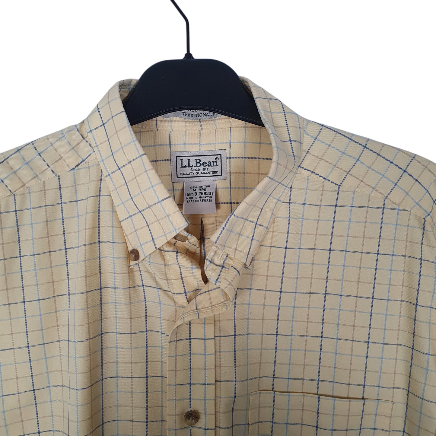 Mens Yellow L.L.Bean   Shirt