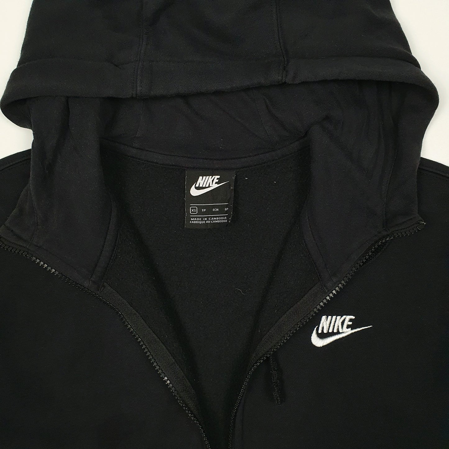 Mens Black Nike Hoodie Full Zip Jumper