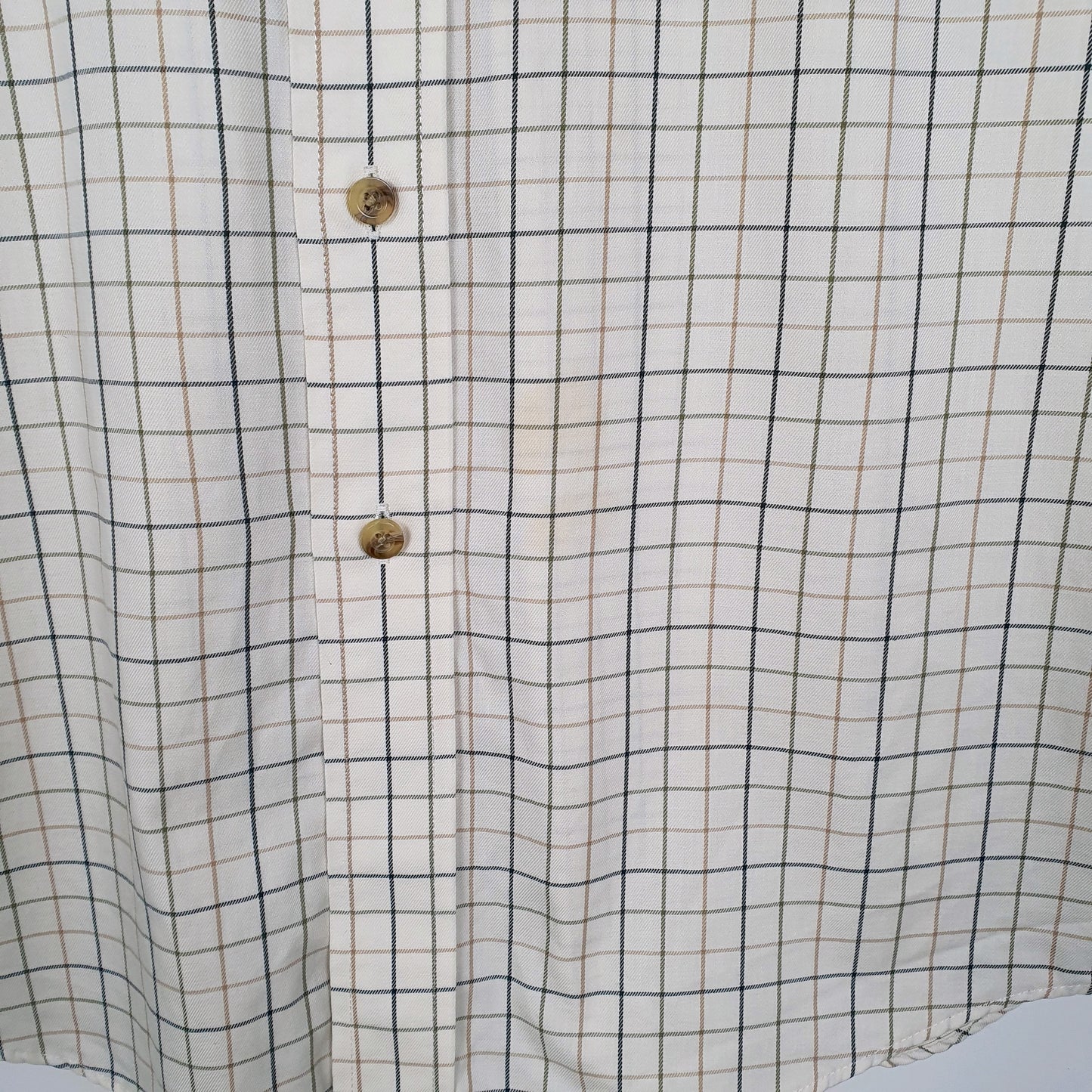 Mens Cream L.L.Bean   Shirt