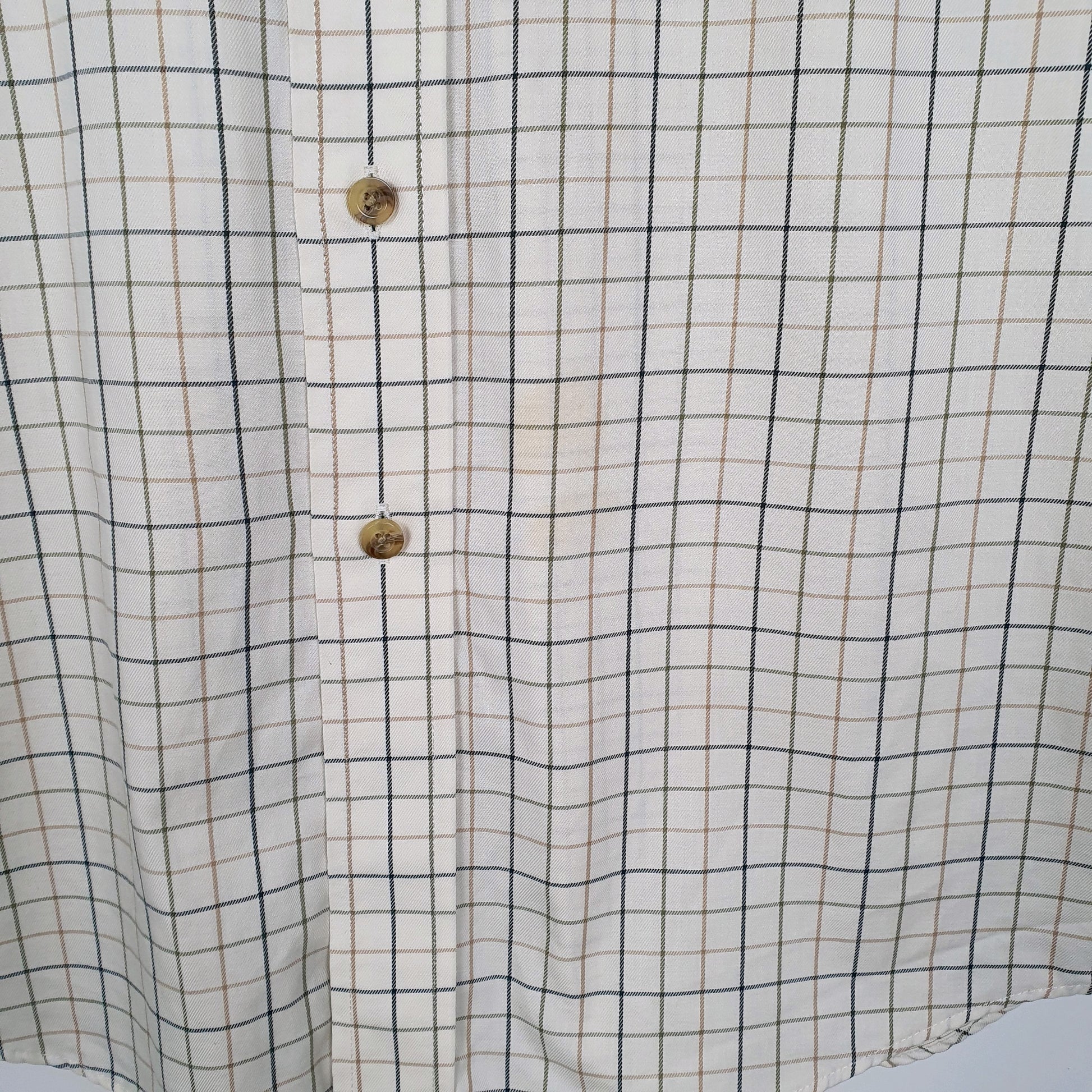 Mens Cream L.L.Bean   Shirt