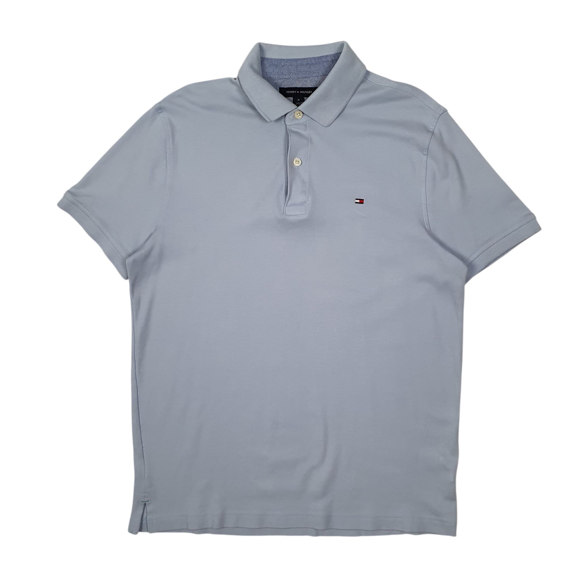 Mens Blue Tommy Hilfiger  Short Sleeve Polo Shirt
