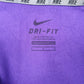Mens Purple Nike Dri-Fit Special Olympics Oregon Crewneck Jumper