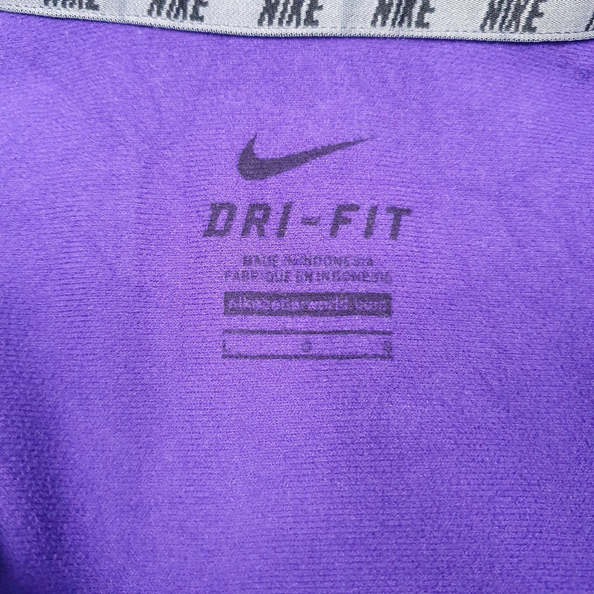 Mens Purple Nike Dri-Fit Special Olympics Oregon Crewneck Jumper