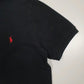 Mens Black Polo Ralph Lauren Custom Fit  Polo Shirt