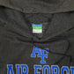 Mens Grey Champion Air Force Fightin Falcons Hoodie Jumper