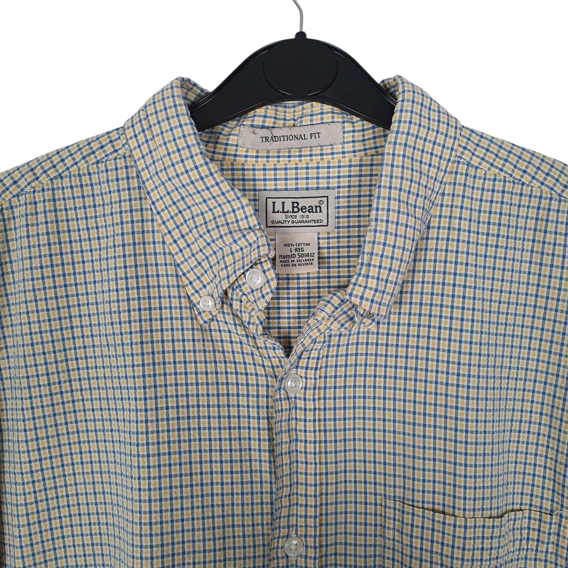 Mens Yellow L.L.Bean   Shirt