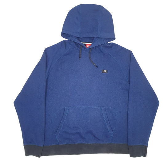 Mens Blue Nike  Hoodie Jumper