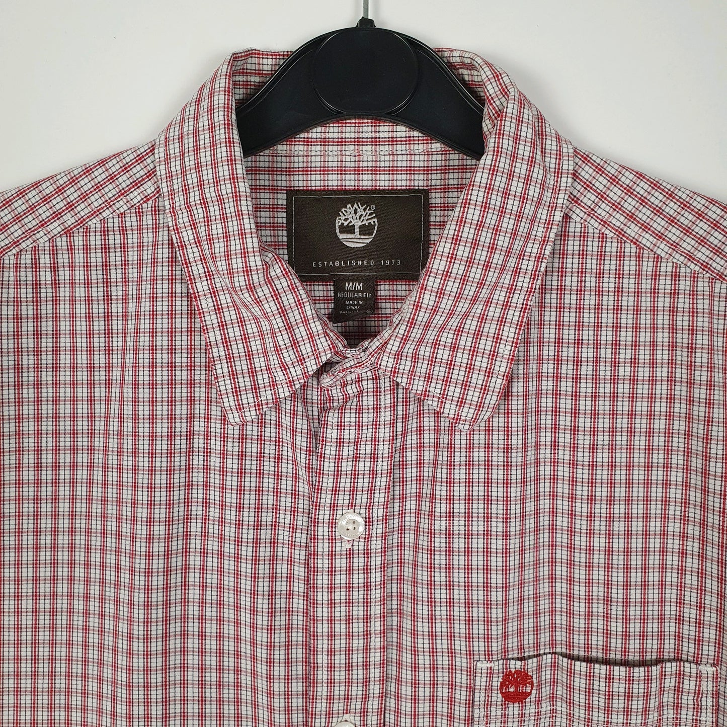 Mens Red Timberland   Shirt