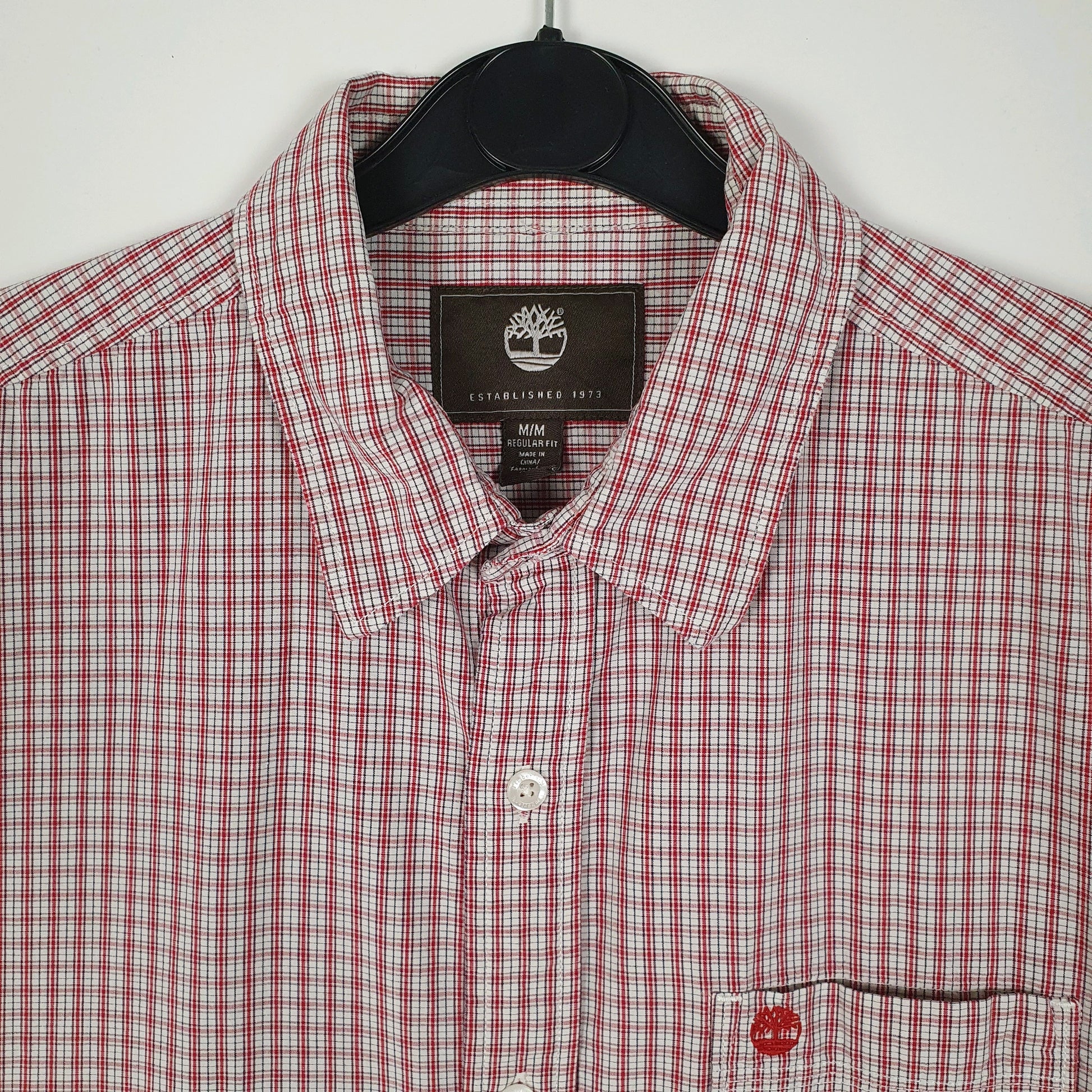 Mens Red Timberland   Shirt