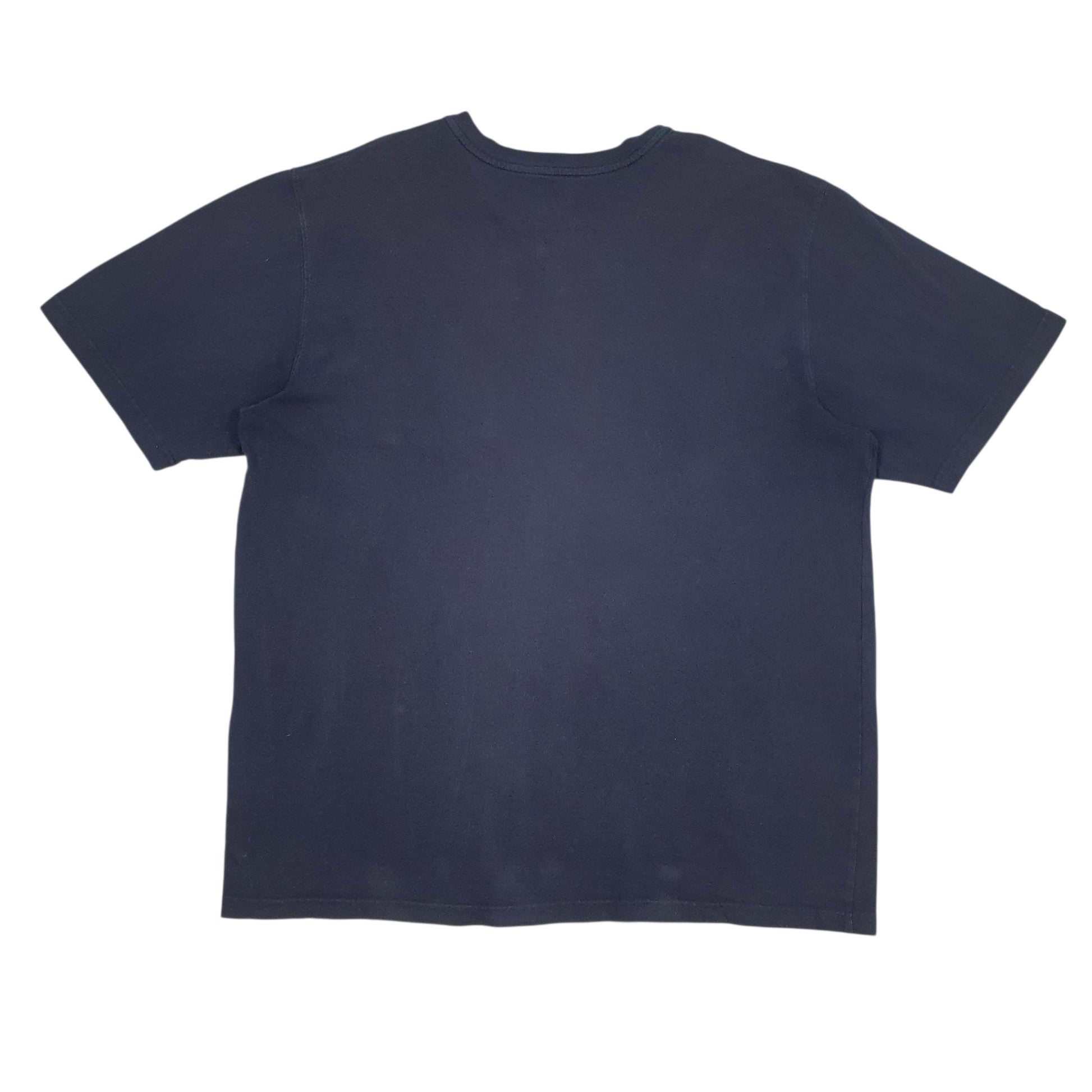 Mens Navy Carhartt Henley  T Shirt