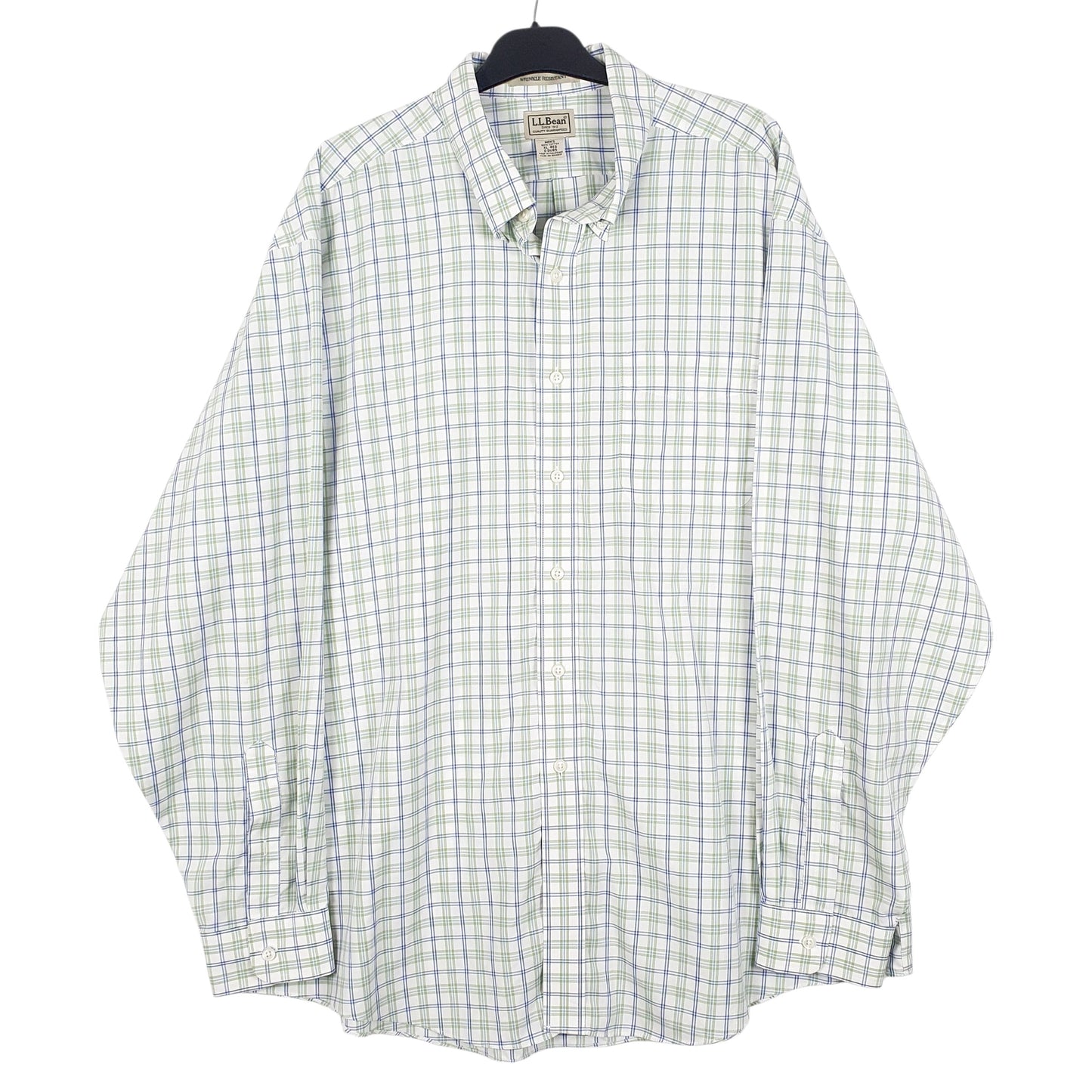 Mens Green L.L.Bean  Long Sleeve Shirt