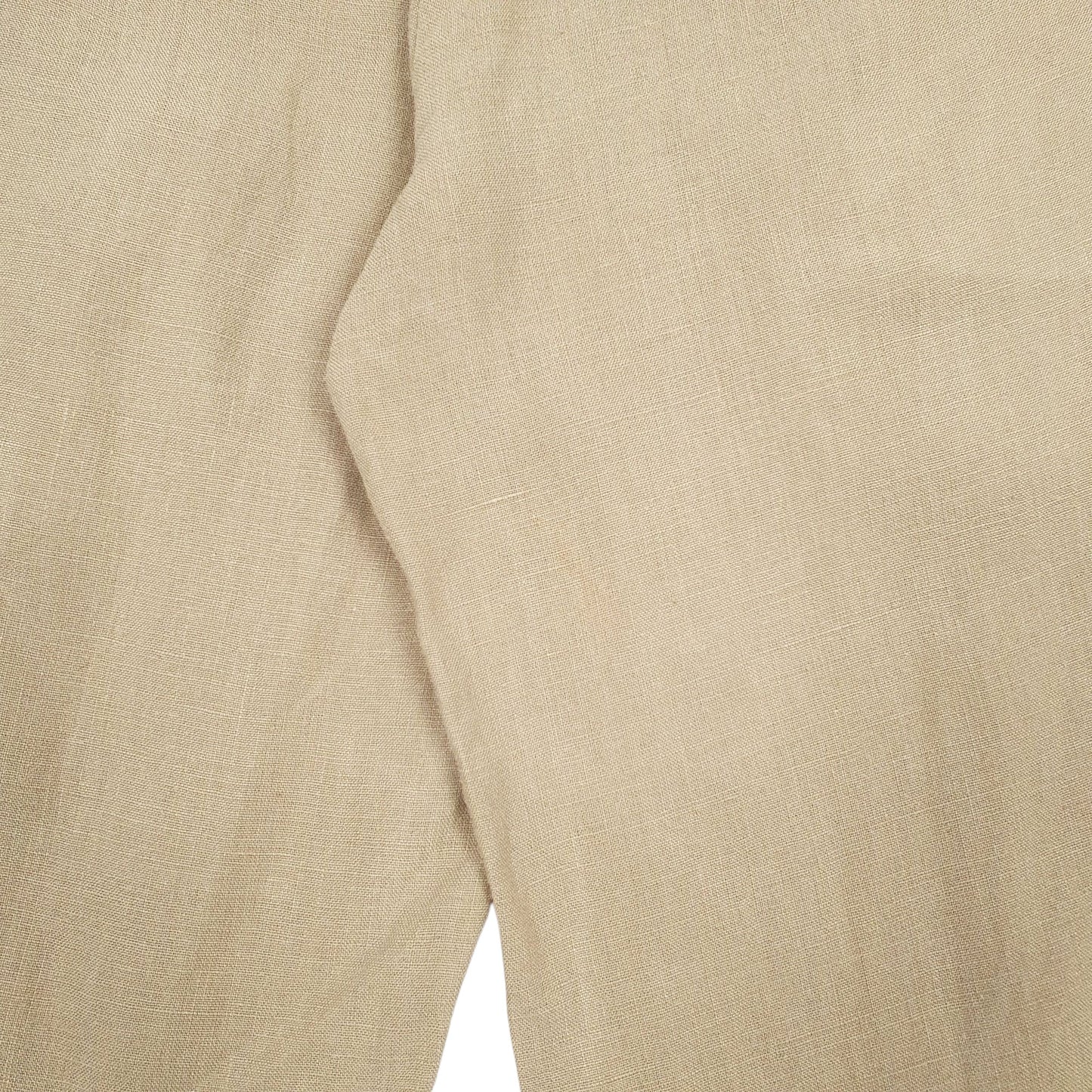 Mens Beige Polo Ralph Lauren Pleated  Trousers
